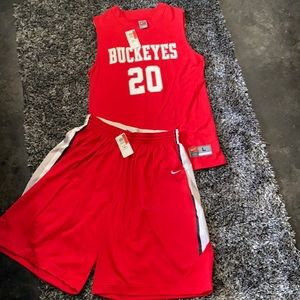 Men’s Nike NCAA Ohio State buckeyes basketball uniform